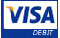 We accept Visa Debit card payments